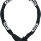 Abus  9809K/85 Steel-O-Chain Key Lock - Black