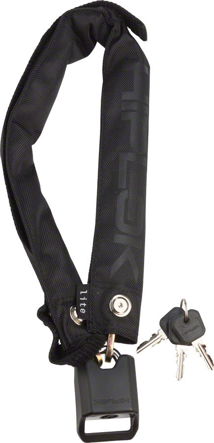 Hiplok Lite Wearable Hardened Steel Chain Lock: 8mm, Black