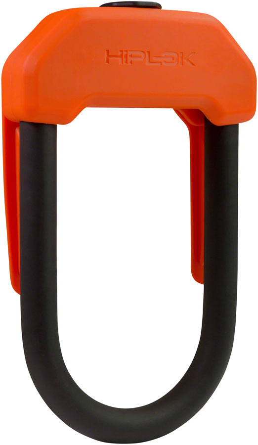 Hiplok DX Wearable U-Lock - 3.34 x 5.9", Keyed, Orange