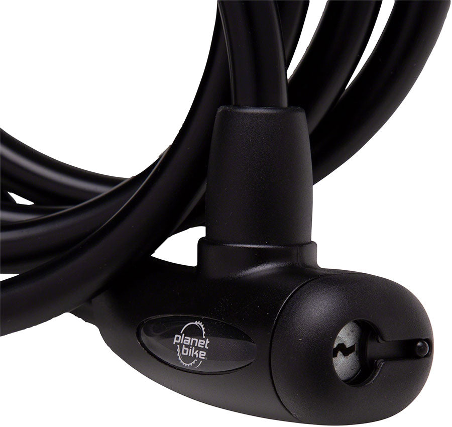 Planet Bike Day Tripper Cable Lock Cable Lock - Keyed, With Bracket