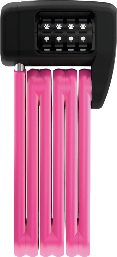 Abus BORDO Lite Mini 6055C/60 Folding Lock - Symbols Combination, 2', 5mm, Pink