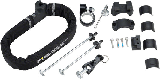 Pinhead City Lock Kit: City Lock, Wheel Skewer Lock Set, Seatpost Lock