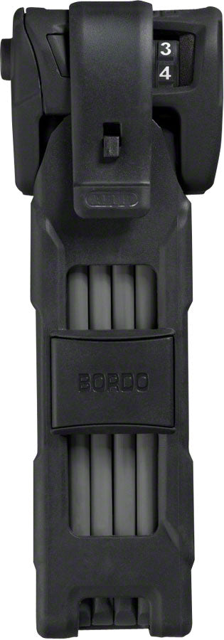 ABUS Bordo 6100 Combination Folding Lock: 90cm Black with Bracket
