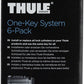 Thule 450600 One-Key Lock System 6 Pack