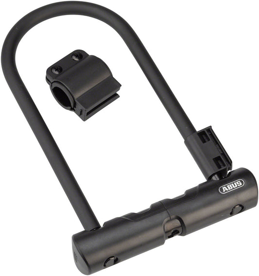 Abus Ultra 410 U-Lock - 3.9 x 9", Keyed, Black, Includes bracket