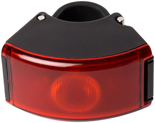 Bookman Curve Taillight - Rechargable, Black/Black