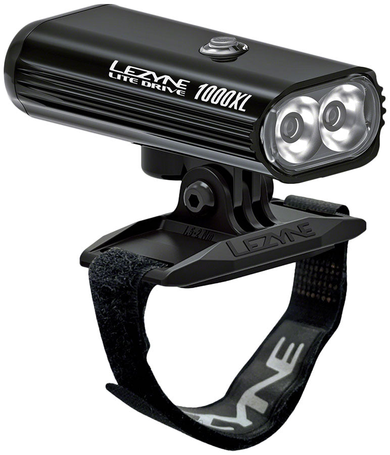 Lezyne Lite Drive 1000Xl Rechargable Helmet Light - 1000 Lumen, Black