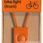 Bookman Block Headlight - Rechargable, Orange