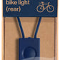 Bookman Block Taillight - Rechargable, Blue