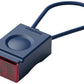 Bookman Block Taillight - Rechargable, Blue