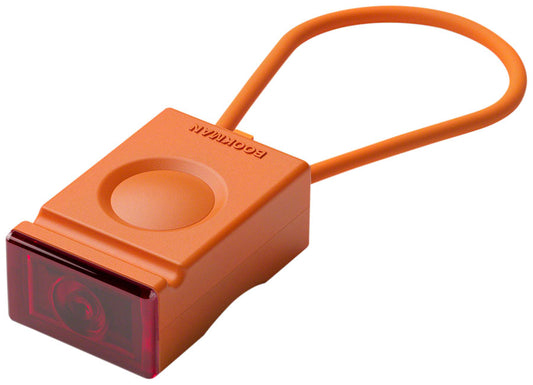 Bookman Block Taillight - Rechargable, Orange