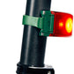Bookman Curve Taillight - Rechargable, Green