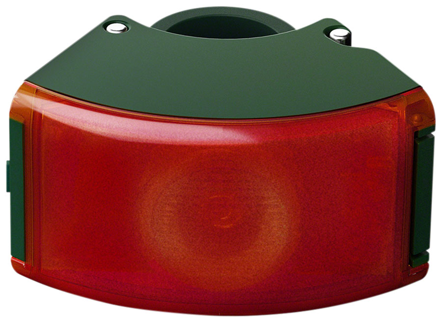 Bookman Curve Taillight - Rechargable, Green