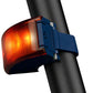 Bookman Curve Taillight - Rechargable, Blue