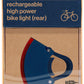 Bookman Curve Taillight - Rechargable, Blue