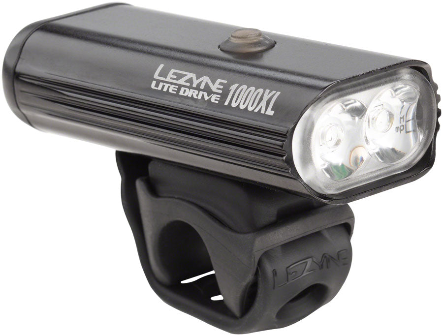 Lezyne Lite Drive 1000XL: Gloss Black
