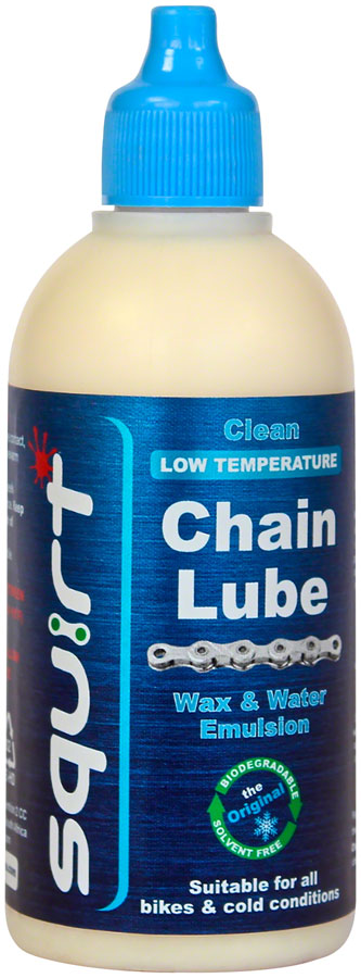 Squirt Long Lasting Low Temperature Dry Bike Chain Lube - 4 fl oz, Drip