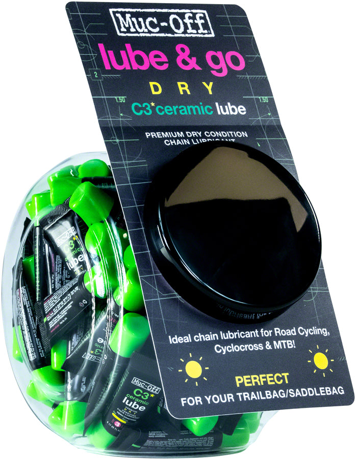 Muc-Off C3 Dry Ceramic Bike Chain Lube - Countertop Sample Jar, 5ml