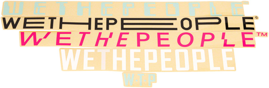 We The People 4Big Sticker Pack - Assorted, 4 Pieces