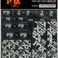 FOX Fork and Shock Decal Kit - Battleship Gray