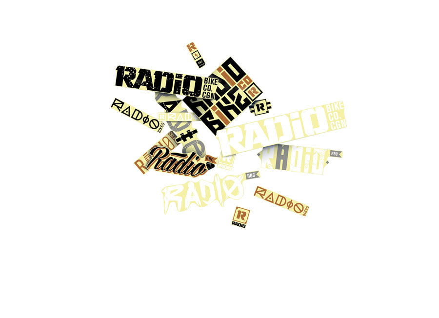 Radio Sticker Pack, 15 Stickers