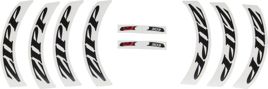 Zipp Decal Set - 303 Matte Black Logo, Complete for One Wheel