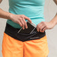 Nathan The Zipster Lite Low Profile Stretch Running Belt - Black, X-Small