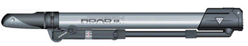 Topeak Road Morph Frame Pump with Gauge: Silver/Black