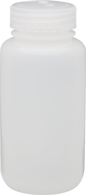 Nalgene HDPE Wide Mouth Container: 8 oz, Clear