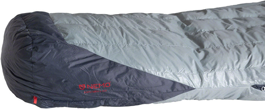 NEMO Kayu 15 800fill Down Long Mens Sleeping Bag - Titan/Smoke