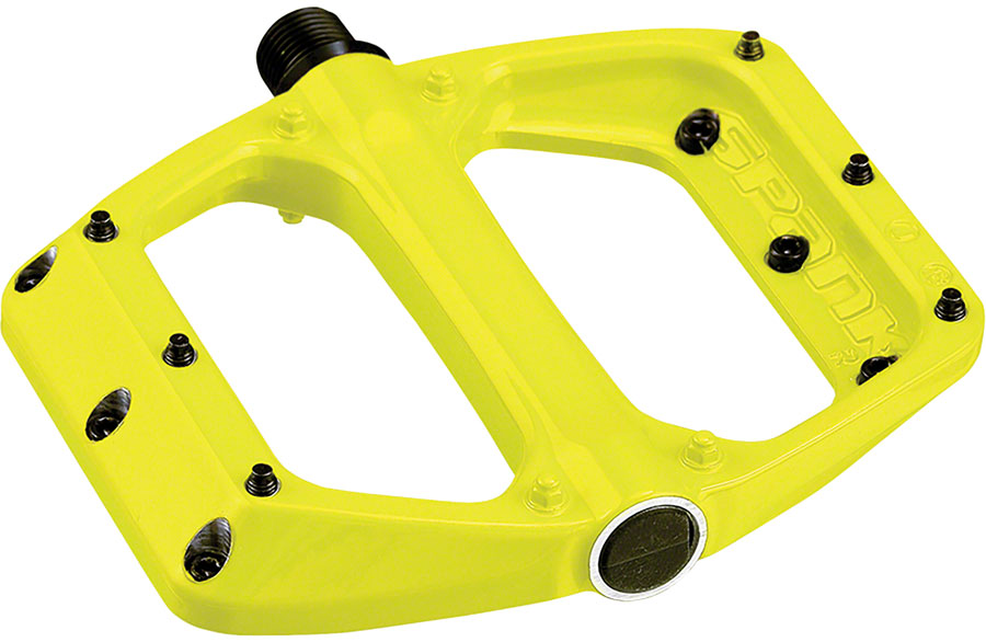 Spank Spoon DC Pedals - Platform, Aluminum, 9/16", Yellow