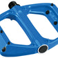 Spank Spoon DC Aluminum 110mm Wide Flat/Platform Pedals 9/16" Blue