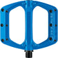 Spank Spoon DC Aluminum 110mm Wide Flat/Platform Pedals 9/16" Blue