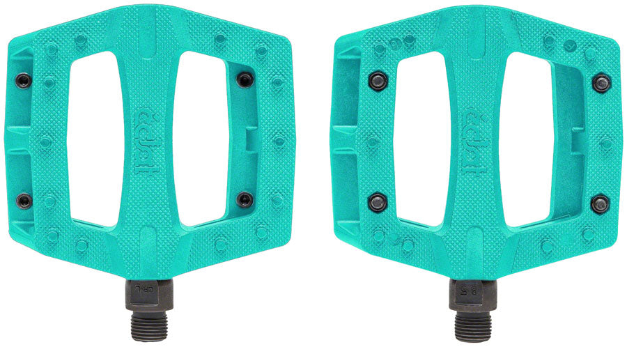 Eclat Contra Pedals - Platform, Composite, 9/16", Teal