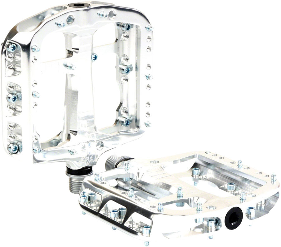 Chromag Scarab Pedals - Platform, Alloy, 9/16", Silver