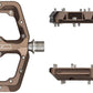 Wolf Tooth Waveform Pedals Flat/Platform Pedals 9/16" Brown