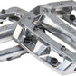 Eclat Slash Aluminum Raw Flat/Platform Pedals 9/16" Gray