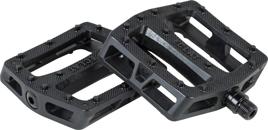 Eclat Seeker Composite Plastic Flat/Platform Pedals 9/16" Black