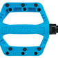 SDG Slater Kids Composite Plastic Cyan Flat/Platform Pedals 9/16" Blue