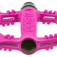 SDG Slater Kids Composite Plastic Neon Flat/Platform Pedals 9/16" Pink