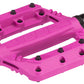 SDG Slater Kids Composite Plastic Neon Flat/Platform Pedals 9/16" Pink