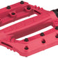 SDG Slater Kids Composite Plastic Flat/Platform Pedals 9/16" Red
