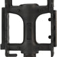 Wellgo LU 895 Plastic Toe Clip Pedals 9/16" Black