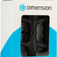 Dimension Mountain Basic Heavy-Duty Pedals - Platform, Plastic, 9/16", Black