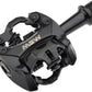 MSW Flash II Pedals - Dual Sided Clipless, Aluminum, 9/16", Black