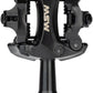 MSW Flash II Pedals - Dual Sided Clipless, Aluminum, 9/16", Black