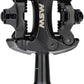 MSW Flash II Pedals - Dual Sided Clipless, Aluminum, 9/16", Black