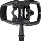 MSW Flip II Pedals - Single Side Clipless with Platform, Aluminum, 9/16", Black