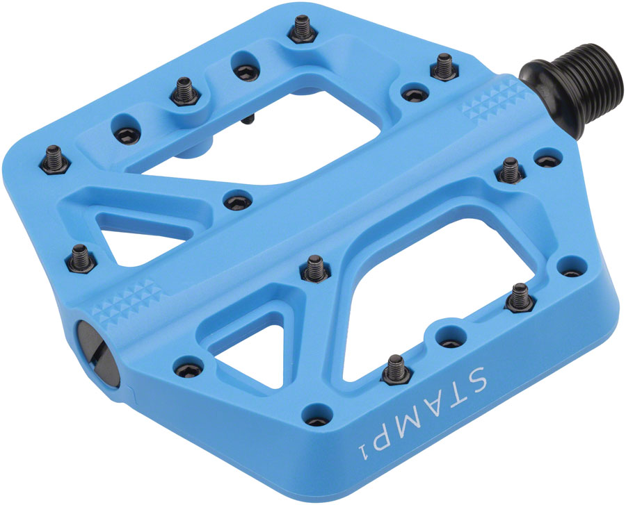 Crank Brothers Stamp 1 Pedals - Platform, Composite, 9/16", Blue, Small