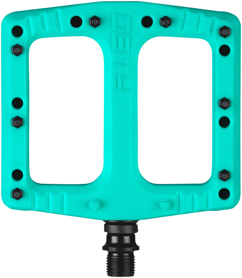 Deity Components DEITY Deftrap Composite Mint Flat/Platform Pedals 9/16" Green